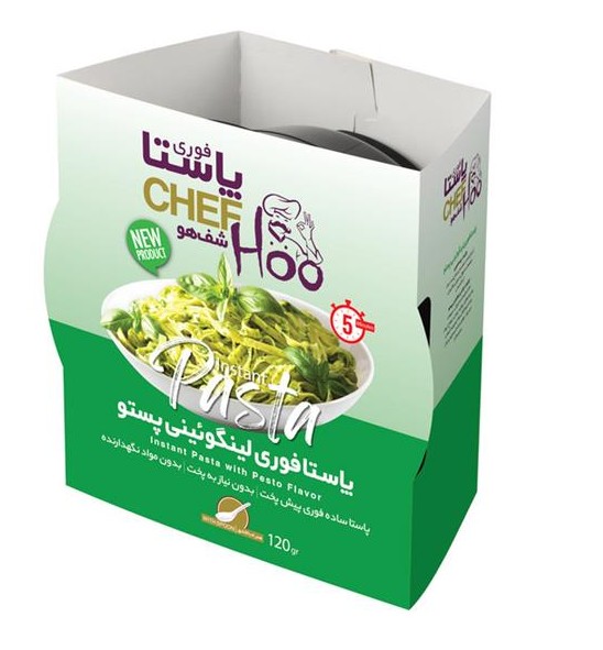 شف هو پاستا فوری باطعم پستو 120گرمی
